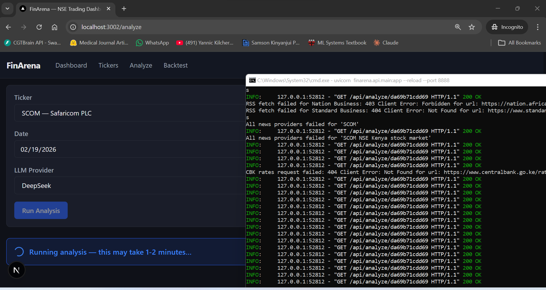 TradingAgents Running Analysis